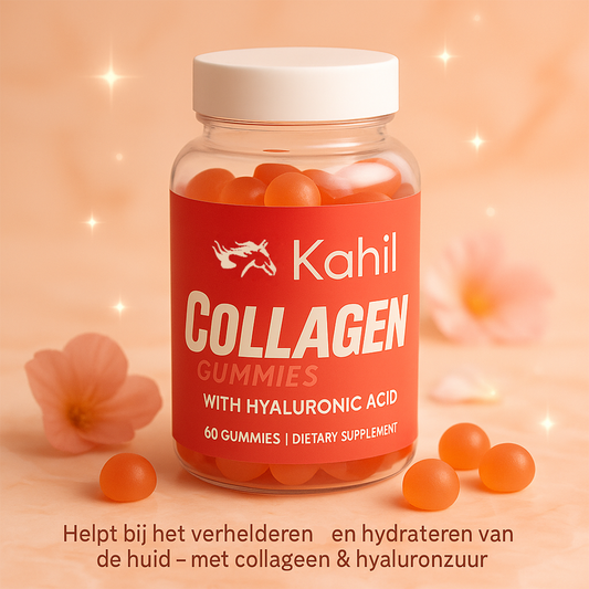 Kahil - Collageen met Hyaluronzuur - Huidverhelderend Hydraterend Verstevigend - 60 Gummies