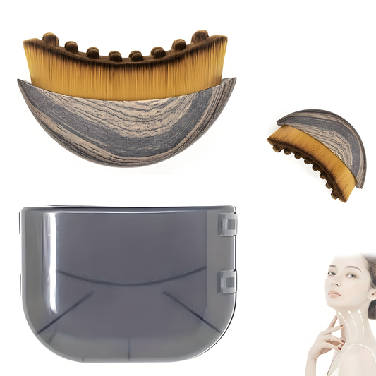 Kahil Ergonomische Lichaams- & Gezichtsborstel met Lymphatische Contou
