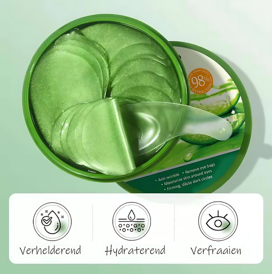 SADOER Aloe Vera Gel Collageen Oogmasker 4-in-1 - Anti-Aging, Hydrater