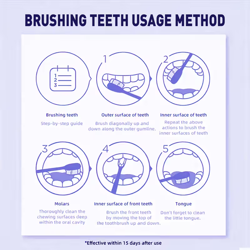 Tandenbleek Tandpasta - 8d - Mint Smaak - Witte Tanden - Diep Schoon -