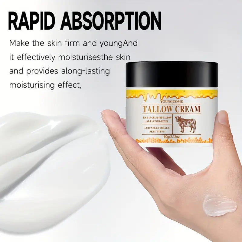 Beef Tallow - Honing en Vanille - Whipped - Grasgevoerd - Balm - Zalf