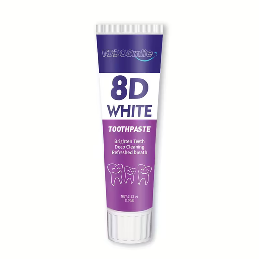 Tandenbleek Tandpasta - 8d - Mint Smaak - Witte Tanden - Diep Schoon -