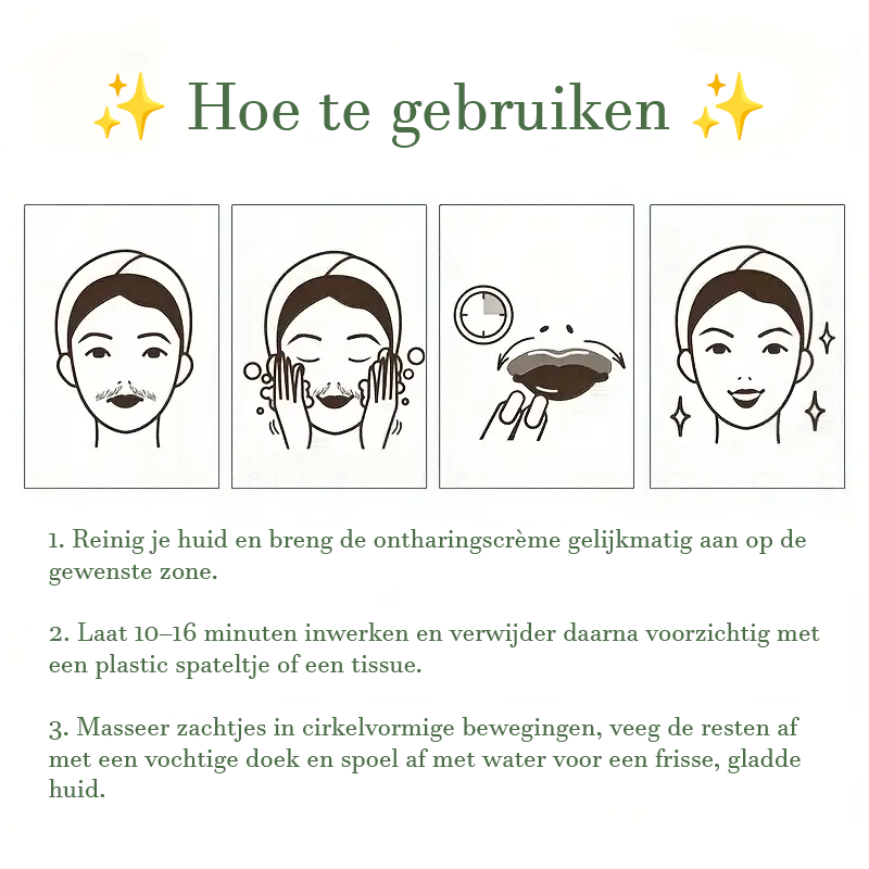 Rozino - Gezichtshaarverwijderaar - Kokos olie - Haarverwijderaar