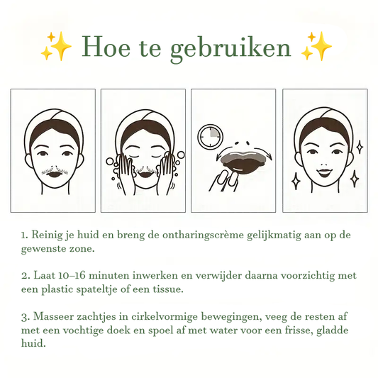 Rozino - Gezichtshaarverwijderaar - Kokos olie - Haarverwijderaar