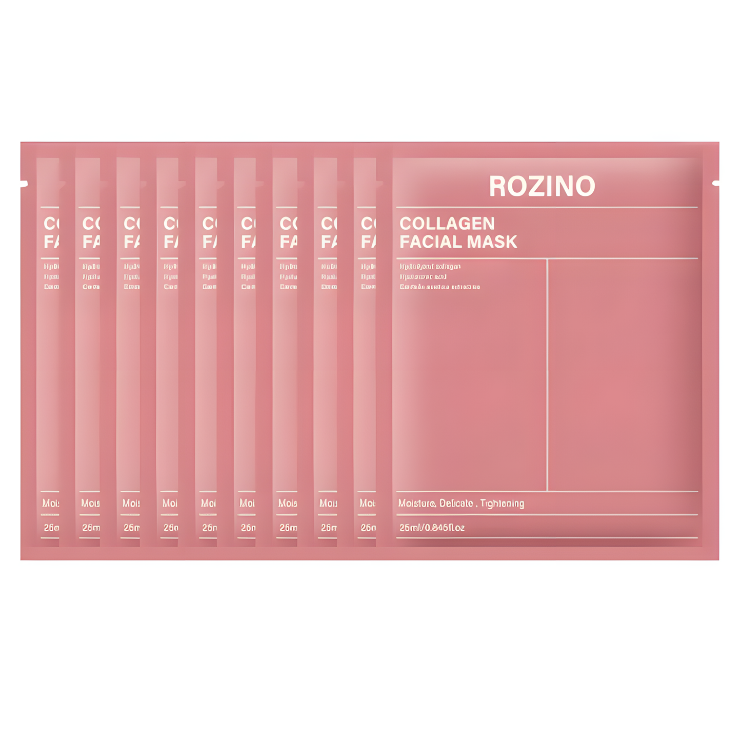 Rozino - Bio Collageen Real Deep Mask - Deep Night Masker - 10 stuks