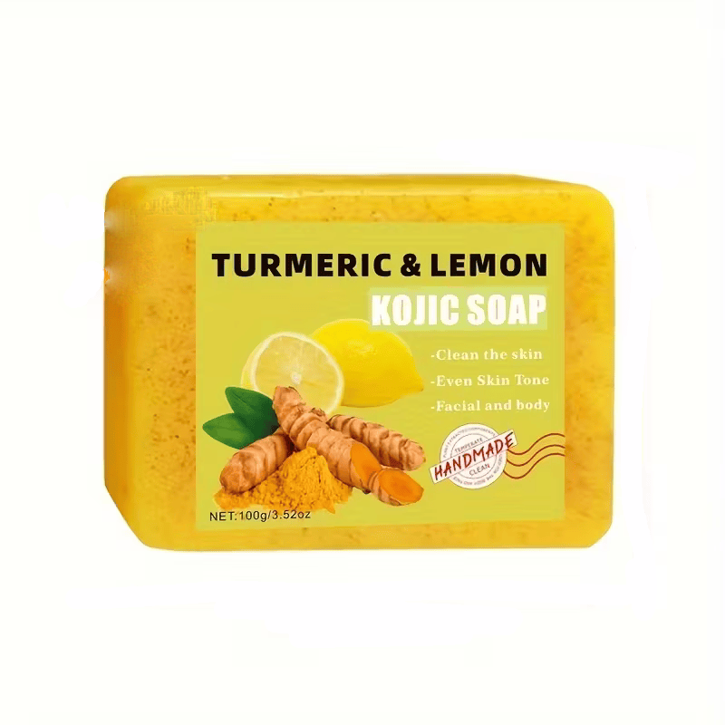 Lemon Turmeric & Kojic Acid Soap – Kurkuma Zeep 100% - Pigmentvlekken